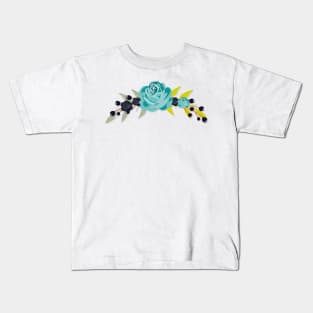 Flower , Colorful Flowers Design , beautiful flower , Floral Pattern Kids T-Shirt